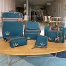 Kit Baby 5 Personalizado | Linho verde com Caramelo